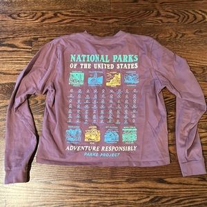 Lowest price! Parks Project long sleeve cotton shirt, small,National Parks of US
